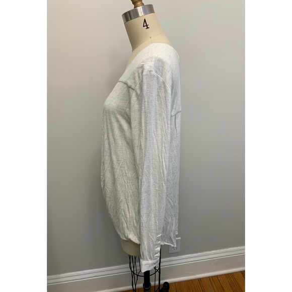 Derek Lam 10 Crosby Drape Front Top Oatmeal - Picture 5 of 12